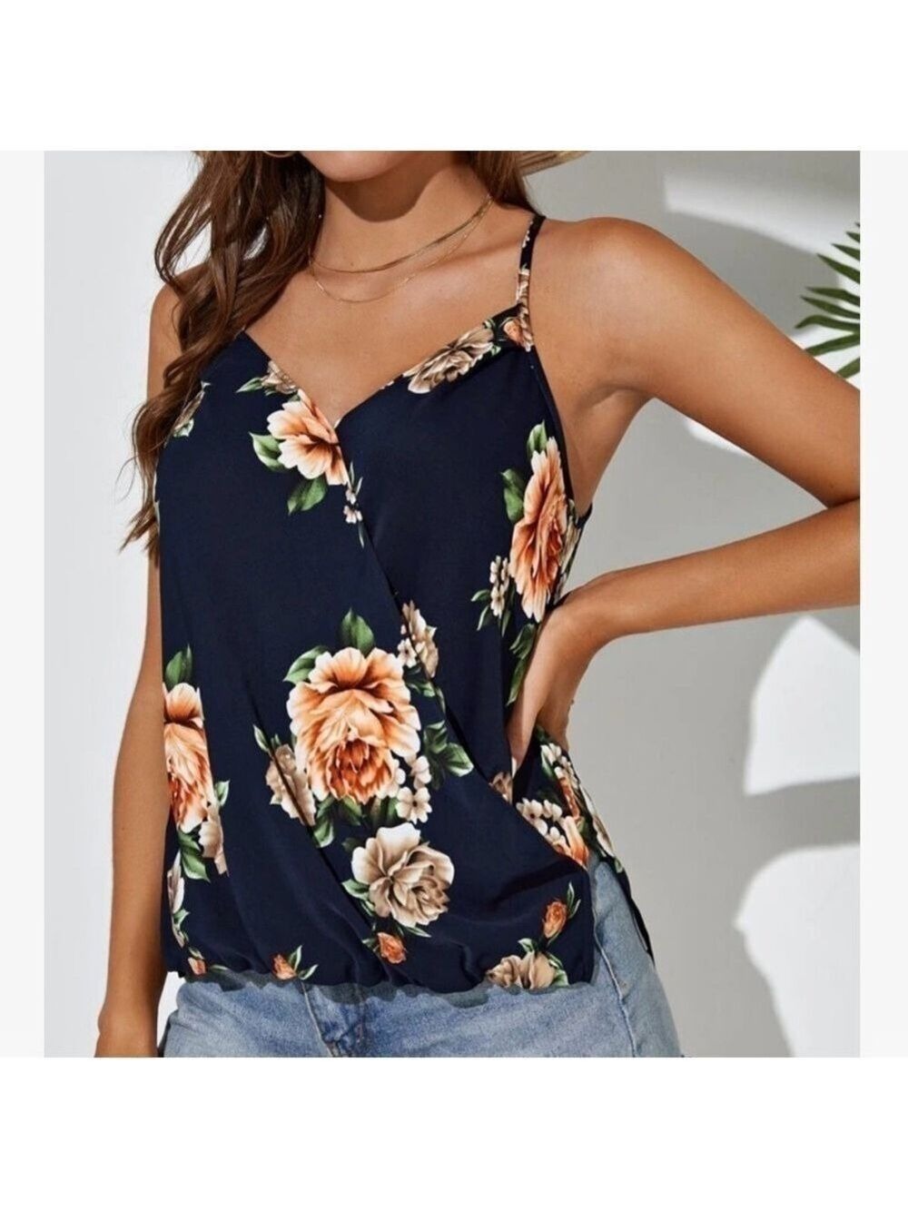 Floral Print Split Hem Halter Top 5️⃣✖️3️⃣0️⃣